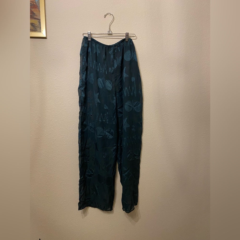 Victoria's Secret Celestial Crescent Moon Star Sheer Pants, Size Small